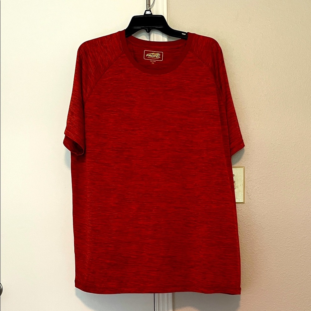 PROPEL Bass Engineered men’s Tshirt size XXL in rust/orange color. NWOT.